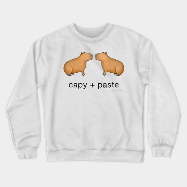 Capy + Paste Crewneck Sweatshirt by Sophie Corrigan